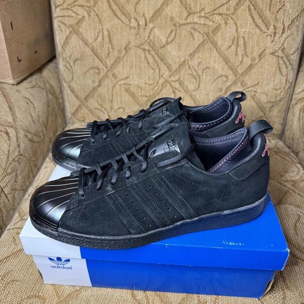 Eddie Huang x adidas Superstar 80s 'Black' F37748 Size 10.5 Men's Huang's World